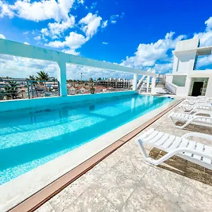 ***** Hotel Rooftop Pool Dukassi Sol Caribe Beach Bavaro Club & Spa Dominican Republic